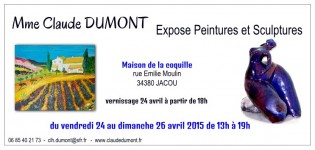 Expostion Jacou 2015 - invitation